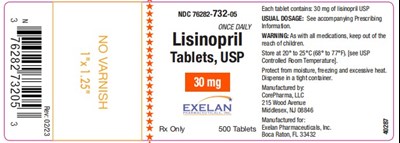 Lisinopril 30mg (500 Tablets).jpg - Lisinopril 30mg (500 Tablets)